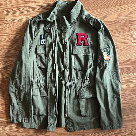 Love Tree Green Utility Jacket - Picture 2 of 7